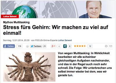 Die neue Kolumne von Prof. Dr. Lothar Seiwert auf FOCUS ONLINE