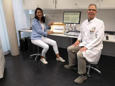Kerstin Hornig und Prof. Dr. med. Ulrich Schiefer wollen eine Low Vision Beratung vor Ort in Aalen anbieten