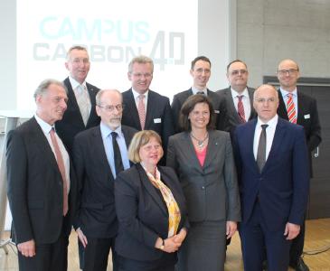Die Gastredner der Auftaktveranstaltung zum Campus Carbon 4.0.