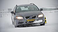 Winter-Fahrszene auf dem Continental-Testgelände in Arvidsjaur, Schweden