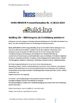 20190328_Presseinformation 5 Building Life als Fortbildungsveranstaltung anerkannt.pdf