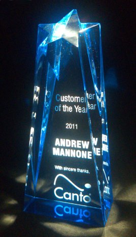 Award - Customer of the Year, 2011.tif