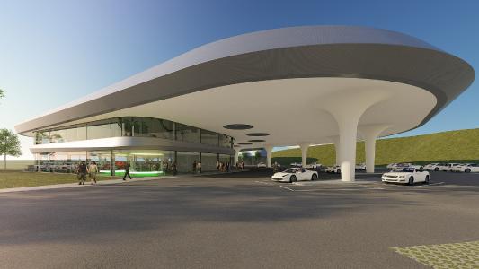 Neue Stromtankstelle in Zusmarshausen Bildnachweis: KE-Alm GmbH