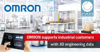 OMRON provides 3D engineering data in CADENAS solutions for OEM and industrial customers