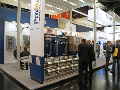 ProMaqua Messestand auf der Brau Beviale 2011
