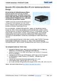 [PDF] Pressemitteilung: Neueste IP65 Embedded Box-PCs im kundenspezifischen Design