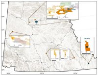 Abbildung 1: Lage der Projekte von Banyan Gold im Yukon. Die von Generic Gold erworbenen Projekte sind VIP, Goodman-Seattle, Livingstone und BERG und sind gelb hervorgehoben; bereits bestehende Projekte im Portfolio von Banyan Gold sind AurMac, Nitra und Hyland und sind orange hervorgehoben. 