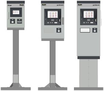Auswahl an Selbstbedienterminals - mehr Produkte im digitalen Showroom zu sehen
