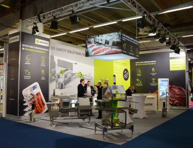 Sesotec's IFFA 2019 trade fair appearance was centered on X-ray systems and services. (Photo: Sesotec GmbH)