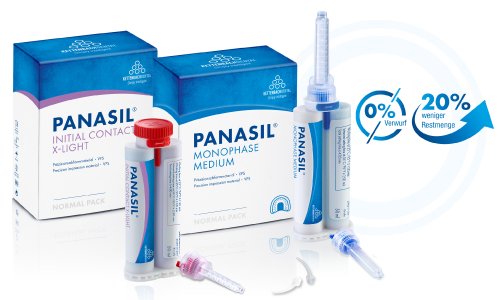 Panasil® Präzisionsabformung im neuen 50-ml-Kartuschensystem