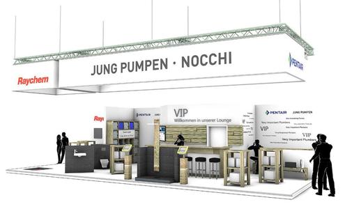 Pentair Jung Pumpen Messestand IFH 2014