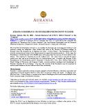 [PDF] Press Release: Aurania's Chairman & CEO Establishes Foundation in Ecuador