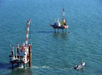 Bau des Offshore Windparks von WindMW (Quelle: WindMW)