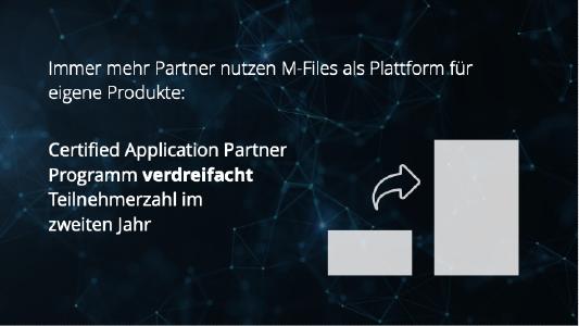 Immer mehr Partner entwickeln eigene Lösungen auf der M-Files-Plattform