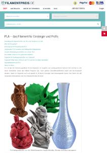 Informationen über die Vor und Nachteile der zahllosen 3D Druckmaterialien sowie Verwendungshinweise
