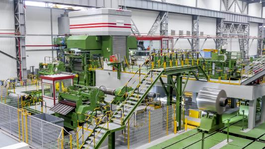 Kaltwalzanlage in Sextobauweise für Aluminium von SMS group