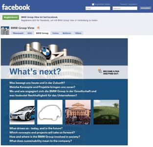 BMW Group View Facebook Profil