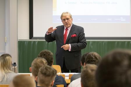 Prof. Michael Militzer, Organisator des Branchentags Automotive 2018 (© Norman Hera)