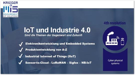 Unterstzung bei der Planung und Entwicklung von Elektronikkomponenten und embedded Systems (Hard- und Software) für industrielle IoT-Anwendungen. Das ist das Spezialgebiet von Krieger MIS