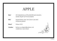 Apple-Hack im Februar 2013