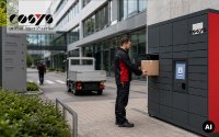 COSYS steuert Material- und Dokumententransporte auf dem Unternehmenscampus digital.