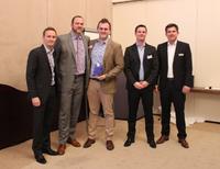 Award-Übergabe, v. l. n. r.: James Anderson (LANDESK Channel Sales Manager EMEA), Mitch Rowe (LANDESK Executive VP Global Sales), Marco Steinborn (SVA Experte IT Service Management), Thorsten Peters SVA ITSM Experte), Harry Küssner (LANDESK Channel Manager EMEA Central).