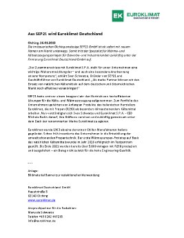 Presseinformation- Aus SEP21 wird Euroklimat Deutschland 26.01.2023.pdf