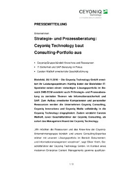 16-11-28 PM Strategie- und Prozessberatung - Ceyoniq Technology baut Consulting-Portfolio a.pdf