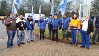 CGM beim Warnstreik bei ZF in Saarbrücken