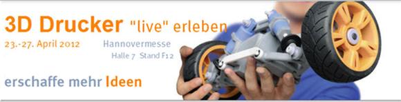 3D Drucker "live" Hannover Messe