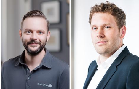 Sven Lachheim, CEO master PIM GmbH und Hans Elstner, CEO rooom AG