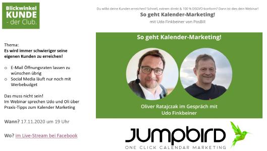 Experten Webinar - Kalender Marketing