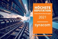Focus Money zeichnet syracom mit dem Qualitätssiegel "Höchste Reputation" aus!
