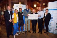 Scheckübergabe im Golf Club St. Leon-Rot: Beim Firmen-Golf-Cup Rhein-Neckar wurden 9.000 Euro für das Team Rio erspielt