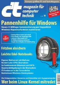 Titelblatt c't 10/21