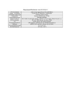 Hauptspezifikationen von S1D13U11.pdf