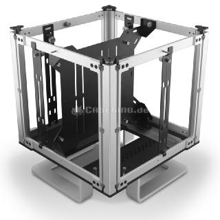 Neu bei Caseking: Lüfterloser Streacom DB4 Design-Cube & Transportabler Streacom BC1 Benchtable aus Premium-Aluminium!