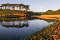 Grabenloses Bauen an der Jurassic Coast: Budleigh Salterton, liegt am Anfang dieser geschützten, urzeitlichen Küstenlandschaft Grabenloses Bauen an der Jurassic Coast: Budleigh Salterton, liegt am Anfang dieser geschützten, urzeitlichen Küstenlandschaft