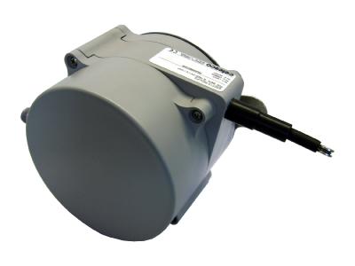 A cable extension sensor used on long travel linear position measurement – typically used for telescopic boom position feedback