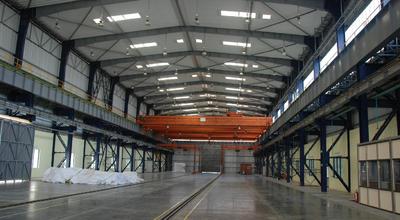Production facility view inside