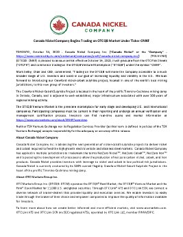 Canada Nickel Upgrades to OTCQB- 20201014_EN.pdf