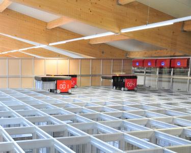 Mit dem neuen robotergestützten Automatiklager rationalisiert und vereinfacht Esders die betriebsinternen Logistikprozesse