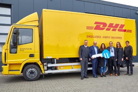 ORTEN Electric-Trucks für DHL in Bochum und Stuttgart im Einsatz / Bild: ORTEN Electric-Trucks