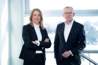 technotrans-Vorstand: Natascha Sander, CFO der technotrans SE, sowie Michael Finger, Vorstandsvorsitzender der technotrans SE.