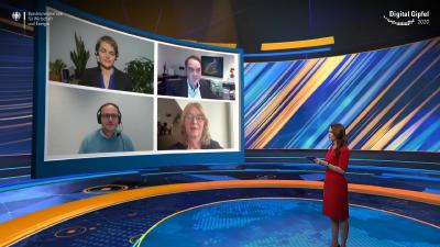 BITMi-Podium auf dem diesjährigen Digital-Gipfel zum Thema "Nachhaltige Software"