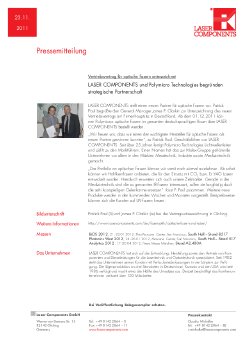 LASER COMPONENTS und Polymicro Technologies begruenden strategische Partnerschaft.pdf