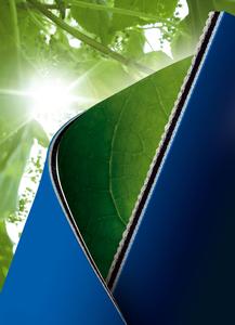 A small carbon footprint: Producing ContiTech’s printing blankets generates up to 70% fewer climatically detrimental CO2 emissions than manufacturing the global standard printing blankets