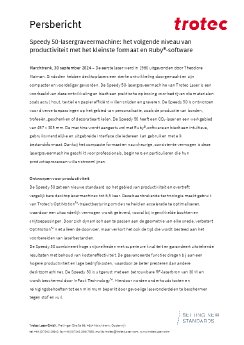 Press release_ Speedy 50_NL.pdf