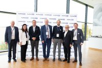 f.l.t.r.: Roy Thyroff (CU Bau), Muge Yenmez (Kordsa), Burak Orhun (Sabanci Holding), Bernhard Pohl (Freie Wähler), Sven Blanck (MAI Carbon), Ibrahim Ozgur Yildirim (Kordsa), Stephan Hemmers (Kordsa)