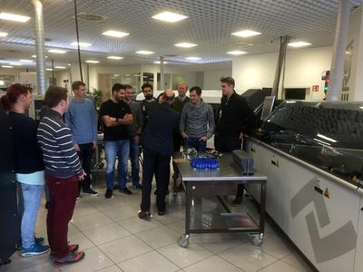 Aschaffenburger Studierende on tour in Heilbronn Franken ERSA GmbH (Foto: WHF GmbH)